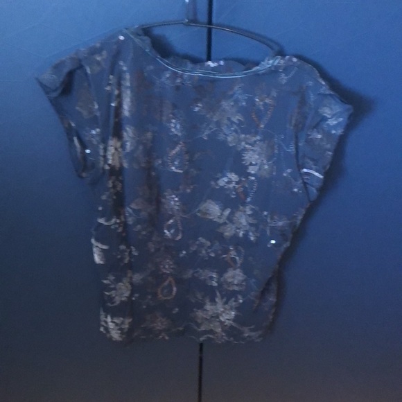 VINTAGE top with sequins size small/medium - Picture 7 of 11
